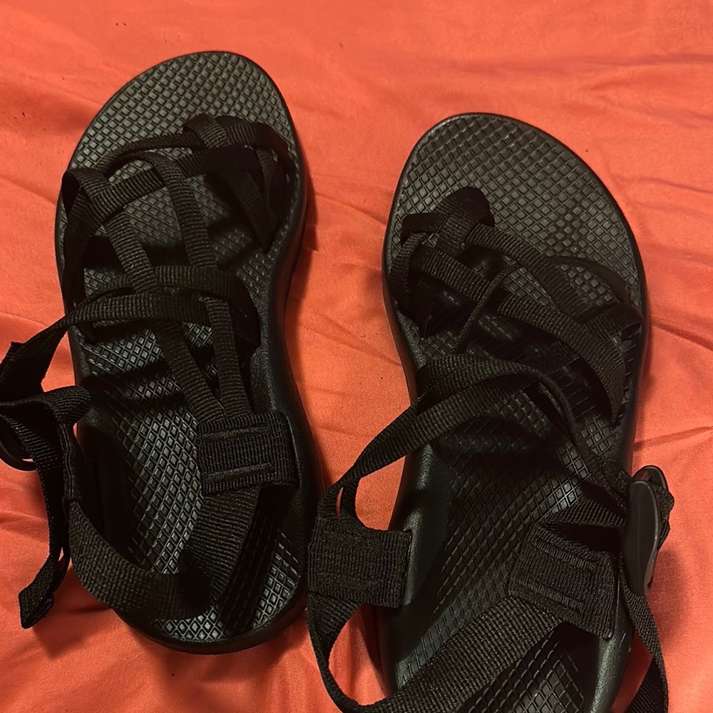 Chaco Black Strappy Sandals